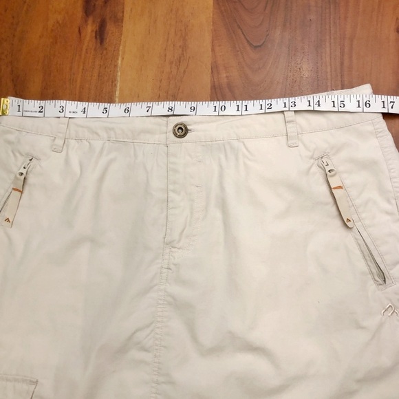 Black Mountain Cream Beige Earthy Minimalist A Line Mini Skirt. - Picture 13 of 16